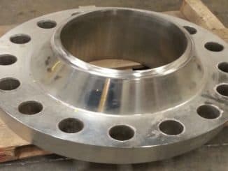 Precision-machined flange component